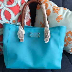 NWT Kate Spade Quinn Jelly Tote w/Leather Handles
